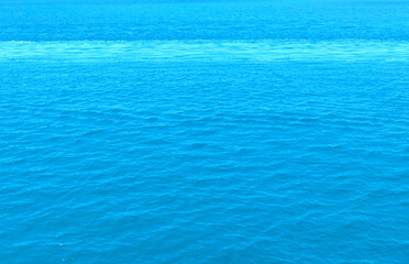 Blue sea water wave background