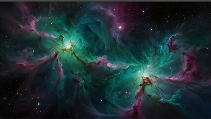 Shimmering Lights in Space