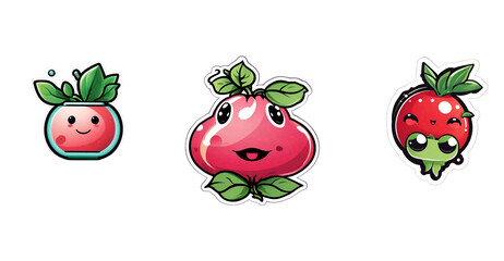 Set of baby radish | set of vegetable| baby radish, tomato collection | transparent radish