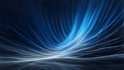 An abstract background composed of dark blue light and shadows - obrazy, fototapety, plakaty