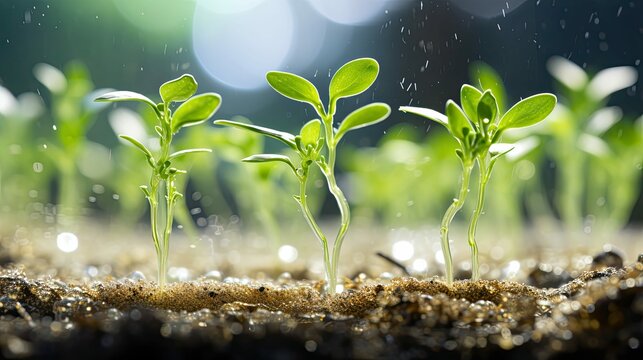 ling seed sprout