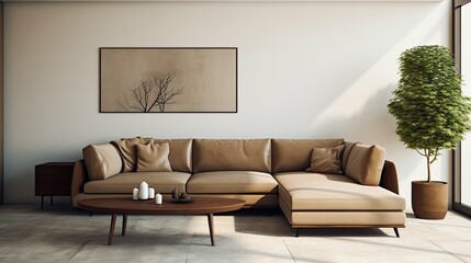 luxurious brown couch