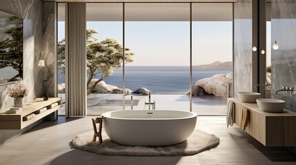 bathtub california home interior In