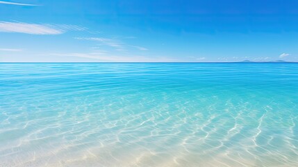 ocean clear blue water