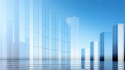 Fototapeta premium urban gradient silver