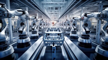 precision futuristic car production