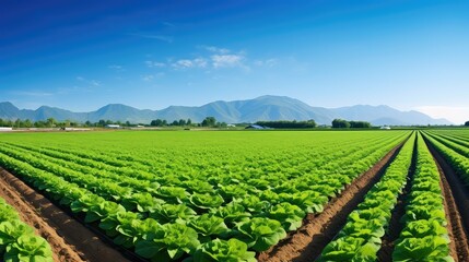 Fototapeta na wymiar agriculture vegetable crop farm