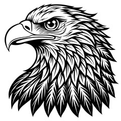 American eagle in flight Silhouette Graphics Vector Illustration, eagle Line Art,eagle Svg t shirts Design, Laser Cut File Cricut, Paper Cut and Printing, eagle face Svg, Easter For Kids Bundle