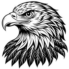 American eagle in flight Silhouette Graphics Vector Illustration, eagle Line Art,eagle Svg t shirts Design, Laser Cut File Cricut, Paper Cut and Printing, eagle face Svg, Easter For Kids Bundle
