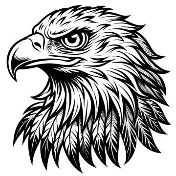 American eagle in flight Silhouette Graphics Vector Illustration, eagle Line Art,eagle Svg t shirts Design, Laser Cut File Cricut, Paper Cut and Printing, eagle face Svg, Easter For Kids Bundle