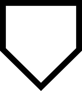 recommend clip art: baseball home plate in black, silhouette plate, Template Design. Playing. Home base. Sport Diamond, Crossed baseball. symbol for use on web and mobile apps, logo, media, on transparent background.