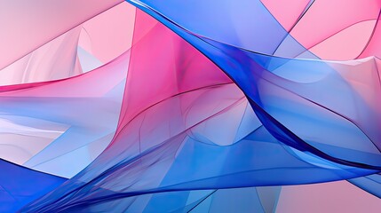 artwork blue pink abstract