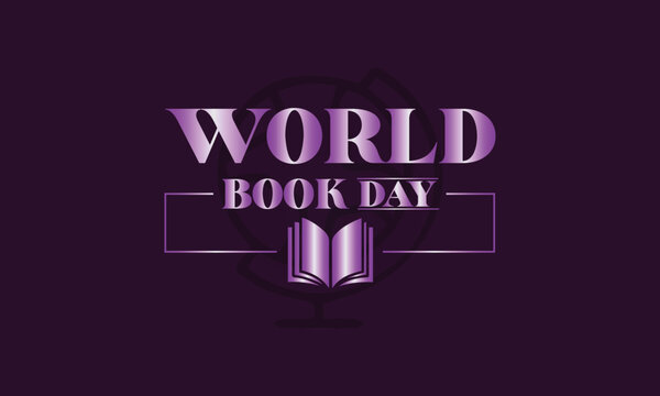 World Book Day unique text illustration design