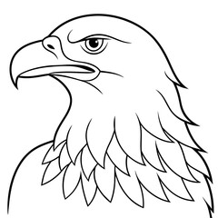 American eagle in flight Silhouette Graphics Vector Illustration, eagle Line Art,eagle Svg t shirts Design, Laser Cut File Cricut, Paper Cut and Printing, eagle face Svg, Easter For Kids Bundle