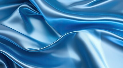 sheen blue fabric background - obrazy, fototapety, plakaty
