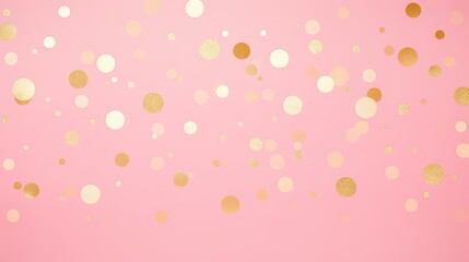 finish pink polka dot background