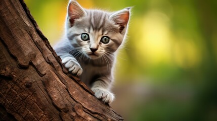 whiskers gray kitten