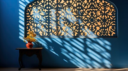 intricate light and shadow patterns