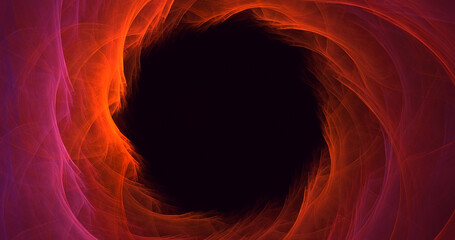 3D manual rendering abstract fractal light background. Its not AI Generatd illustration.
