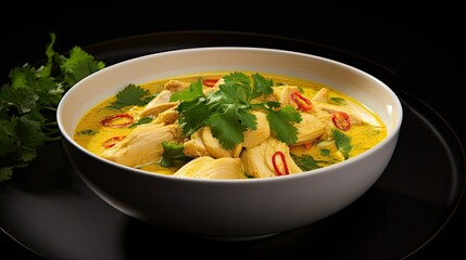 rich yellow chicken curry
