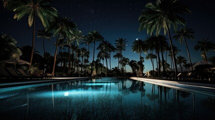 shadows swimming pool dark