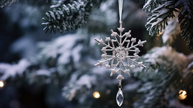 tree silver crystal