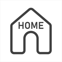 house icon on white isolate