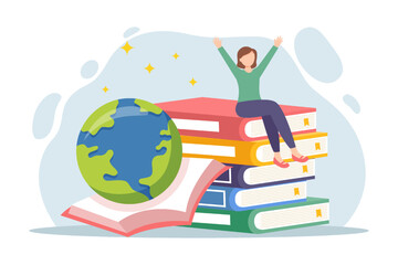 World Book Day Flat Design