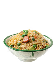 A bowl of Chinese fried rice