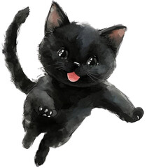 Black Cat Kawaii