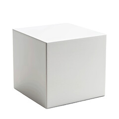 Simple Box on Transparent Background.