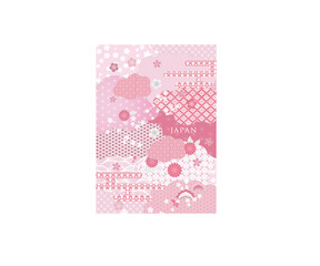 Traditional Japanese pattern backgroud design.