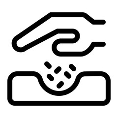 Agriculture seeding icon