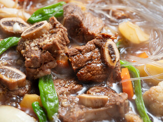galbijjim, Braised Spicy Short Ribs	