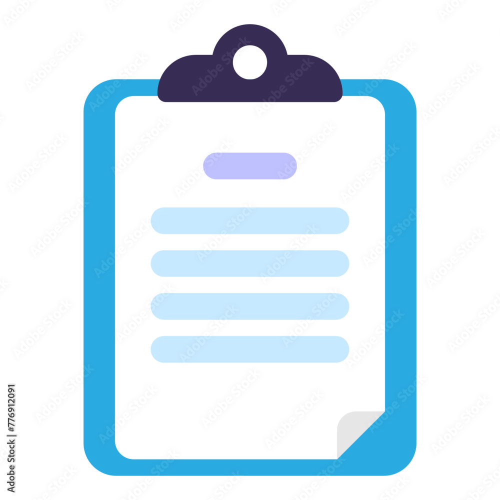 Poster clipboard and checklist document icon. document sign. vector illustration isolated on white backgrou
