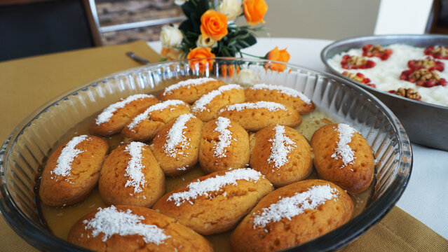 Turkish Dessert in Anatolia: Kalbura Bastı