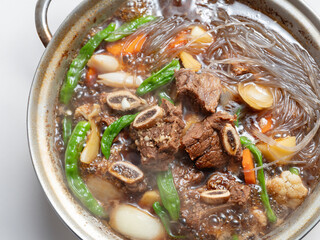 galbijjim, Braised Spicy Short Ribs	