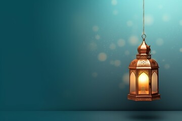 Eid mubarak and ramadan kareem greetings with islamic lantern and mosque. Eid al fitr background