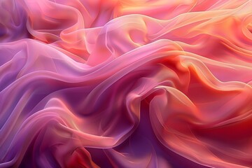 Obraz premium Soft Glow: Abstract Background Fabric Flow
