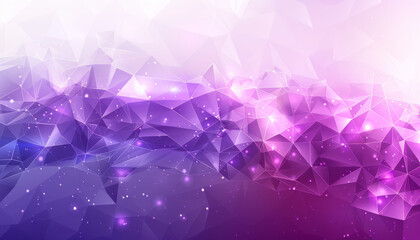 Abstract geometric low poly triangular purple with smoke and lines texture background.