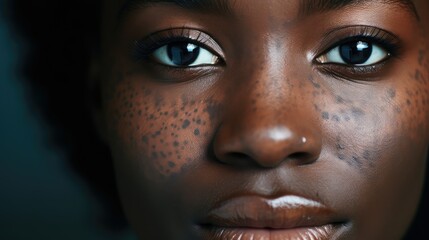 freckles dark spots - obrazy, fototapety, plakaty
