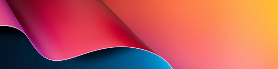 AI art, colorful curve background