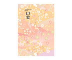 Traditional Japanese culture style background design.