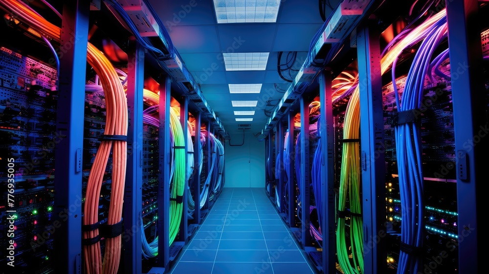 Poster cat structured cabling network