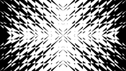 Abstract creative geometric shape pattern monochrome background illustration. - 776937411