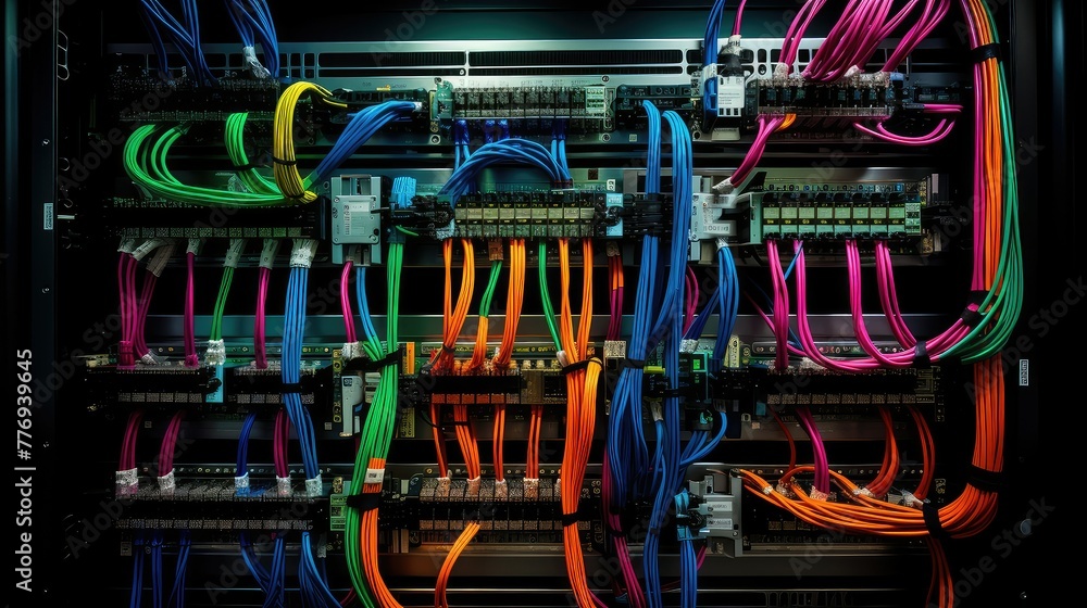 Poster data cabling structured