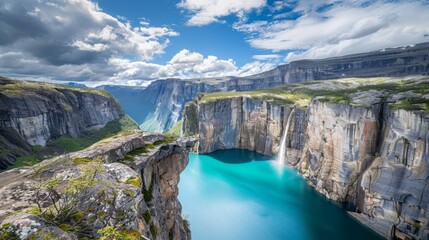 A captivating image of a stunning landscape, showcasing the beauty of nature in all its glory