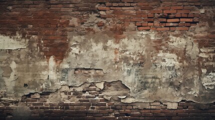 exposed dark brickwall