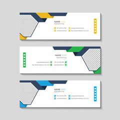 corporate email signature template design