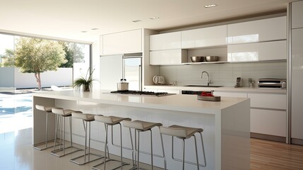 minimalist interior home kitchen